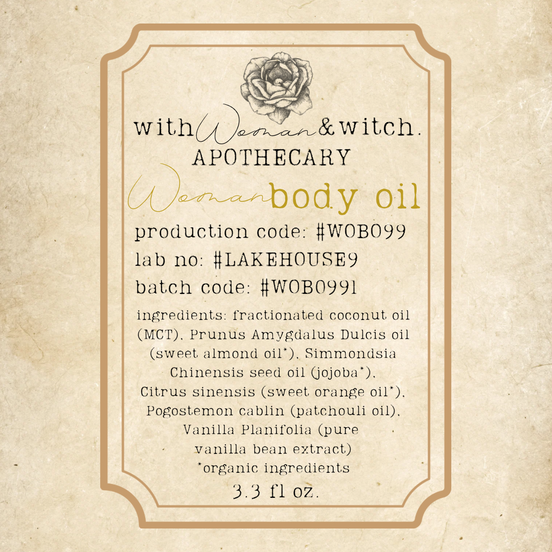 WOMAN body oil