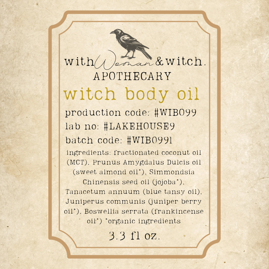 WITCH body oil