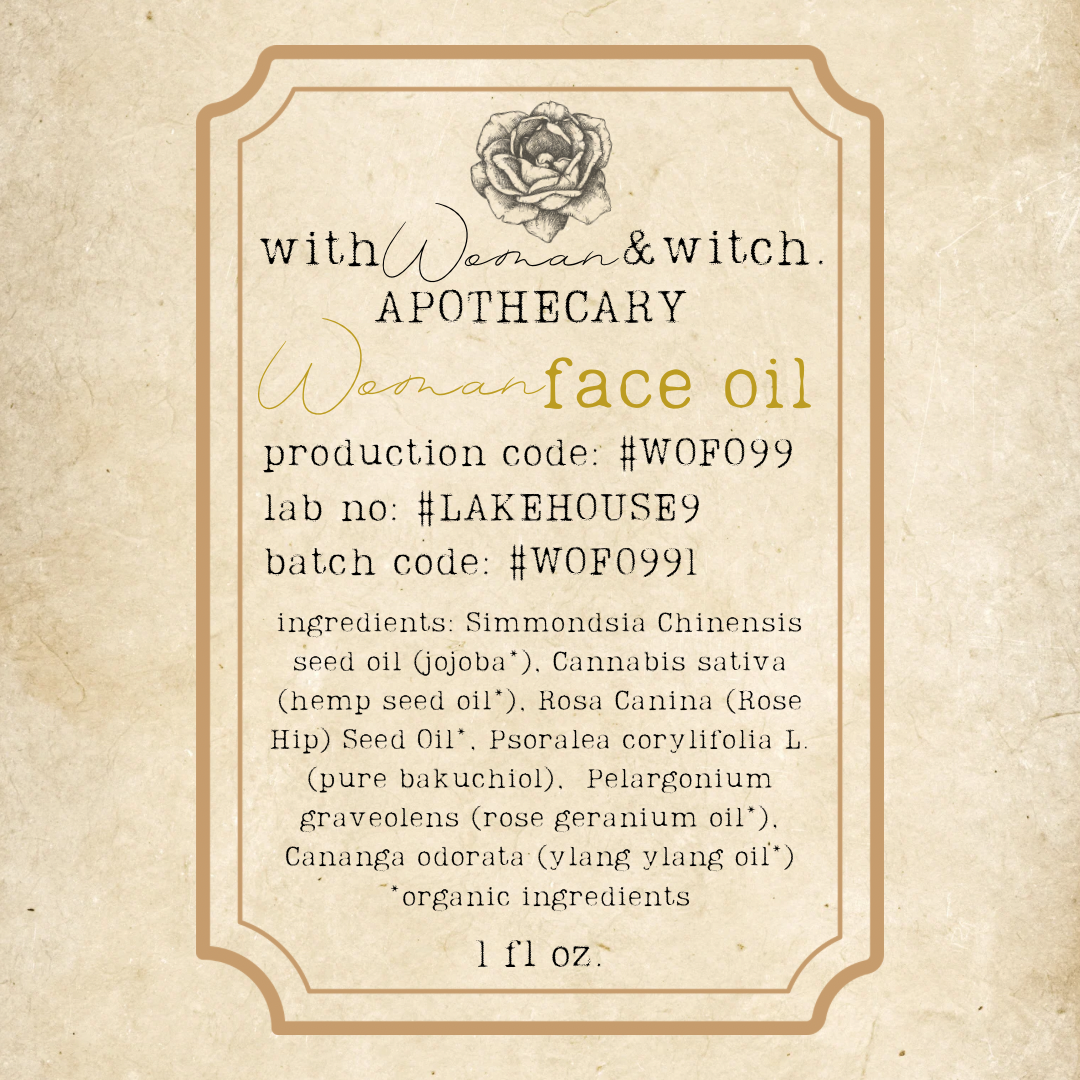 WOMAN face oil