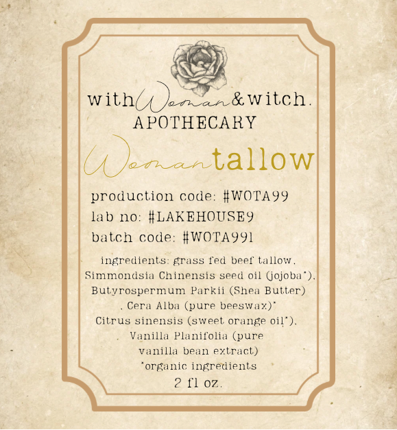 WOMAN tallow